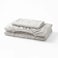 Sofia Fitted Single Bed Sheet Set - Grey - 120 cm - No. 31