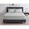 Sofia Fitted Double Bed Sheet Set - Silver - 160 cm - No. 5