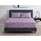 Sofia Fitted Double Bed Sheet Set - Purple - 160 cm - No. 11