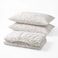 Sofia Fitted Double Bed Sheet Set - Beige - 160 cm - No. 30