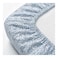 Sofia Fitted Double Bed Sheet Set - White x Blue - 180 cm - No. 24