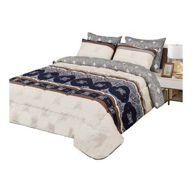 4BED-COMFORTER POLY-CO PRINT235*235