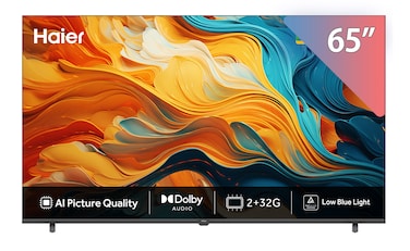 Haier 65-Inch Frameless 4K UHD LED Smart TV with Built-In Receiver - H65K85GUX