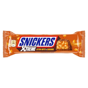 Snickers Xtreme Extra Nuts and Caramel Chocolate Bar - 40 gm