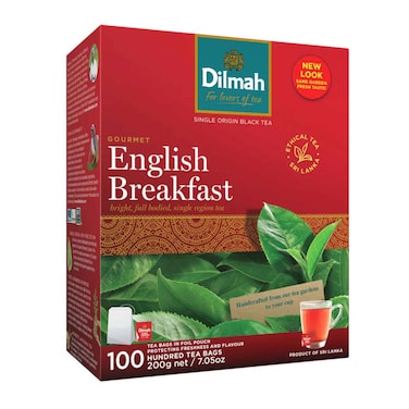 Dilmah Gourmet English Breakfast Tea - 100 Tea Bags