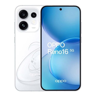 Oppo Reno 16 - 6.32-inch 256GB/12GB Dual SIM 5G Smartphone - Pop White