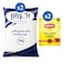Akwam White Sugar - 1 kg - 2 Pieces + Lipton Black Tea - 40 gm - 2 Pieces