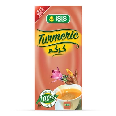 ISiS Natural Turmeric Herbal Tea - 20 Tea Bags
