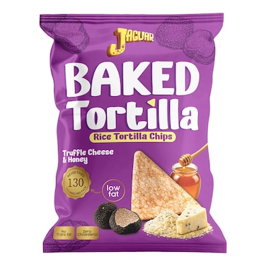 Jaguar Rice Tortilla Chips - Truffle Cheese and Honey Flavor - 35gm