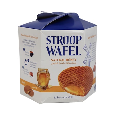 Stroop Wafel with Natural Honey -240gm