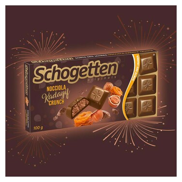 Schogetten Hazelnut and Kadayif Chocolate - 100gm
