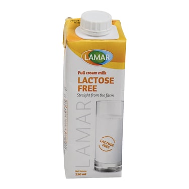 Lamar Lactose Free Full Cream Milk - 250ml