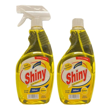 Shiny Glass Cleaner Bundle Lemon - 500ml - 2 Pieces