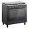 Toshiba Gas Cooker, 90 cm, 5 Burners, Full Safety, Digital Screen &amp; Cooling Fan, Morandi Grey, RLA2-90MG5GE(MG)-EG