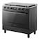 Toshiba Gas Cooker, 90 cm, 5 Burners, Full Safety, Digital Screen &amp; Cooling Fan, Morandi Grey, RLA2-90MG5GE(MG)-EG