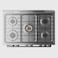Toshiba Gas cooker 90 Cm 5 Burners - Gray - RLA2-90MG5GE(MG)-EM
