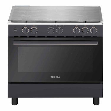 Toshiba Gas cooker 90 Cm 5 Burners - Gray - RLA2-90MG5GE(MG)-EM
