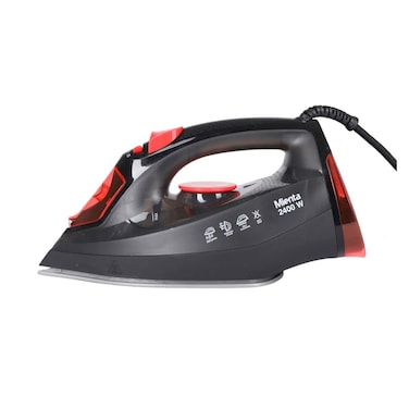 Mienta Steam Iron 2400 Watt 320 ml - Red*Black - SI181740B