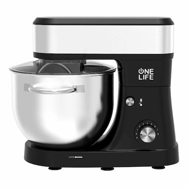 One Life Stand Mixer - 10 Liters 2000W - 10 Speeds - Black - KM10BK