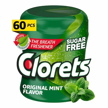 Clorets Original Bubble Gum - 84gm - 60 Pieces