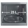 Mienta Microwave 25 Liters 900 Watt with Grill - Black - MW321417A