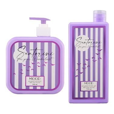 Mood Santorini Hand Wash - 500 ml + Mood Santorini Shower Gel - 750ml
