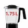 خلاط كهربائي ميانتا 700 وات 1.75 لتر 2 مطحنة - اسود - BL1291G + عصارة حمضيات 1 لتر 40 واط أبيض - CP103
