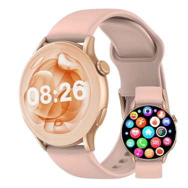 CardoO X Orbit Smart Watch - 1.6-Inch AMOLED Display - Rose Gold