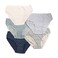 Pourelle Women's Printed Midi Panties Pack of 5 - Medium  - 1075