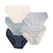 Pourelle Women's Printed Midi Panties Pack of 5 - XXL - 1075