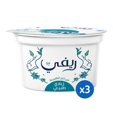 زبادي طبيعي ريفي - 150 جرام - 3 قطع