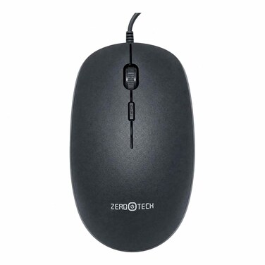 Zerotech Wired Mouse - 2000 DPI - Black - ZM-W1