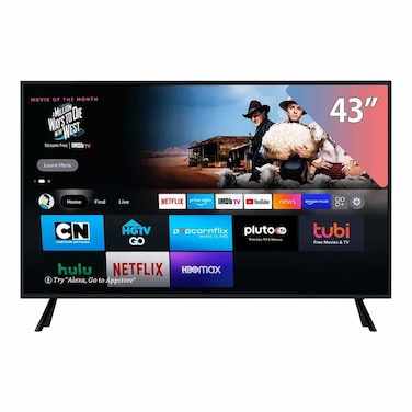 Pluto 43-Inch Full HD Smart Shatter-Resistant TV With Built In Receiver - KFD43WG-N248