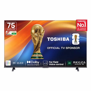 Toshiba 75-Inch 4K Ultra HD QLED Smart TV - 75M450RP