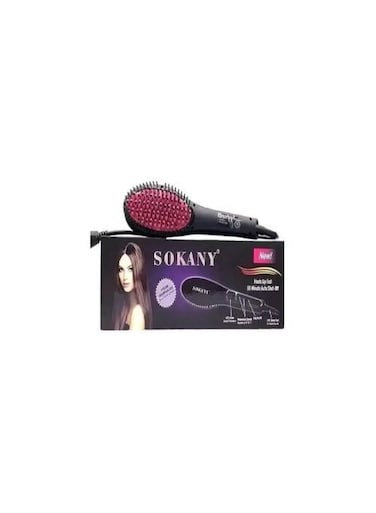 Sokany Hair Brush 750 Fahrenheit , Black - HS-053