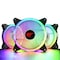 F2089 RGB LED Cooling Fan 120x120cm Quiet Edition High Airflow DC 12V For Computer Case