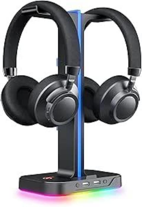 GameNote TH650 RGB Dual Headset Stand With 2 USB port