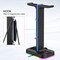 GameNote TH650 RGB Dual Headset Stand With 2 USB port