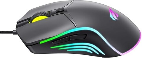 Havit ms1038 8000DPI Gaming Series RGB Wired Gaming Mouse, Black