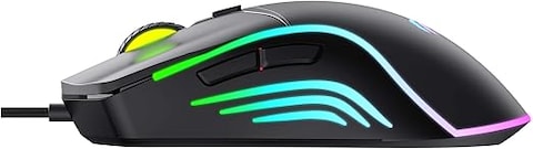 Havit ms1038 8000DPI Gaming Series RGB Wired Gaming Mouse, Black