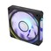Gamenote F2096 120mm RGB Black Fan - 1800RPM
