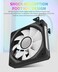 Gamenote F2096 120mm RGB Black Fan - 1800RPM