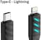 Havit type c to lightning cable with Led light indicator CB6255