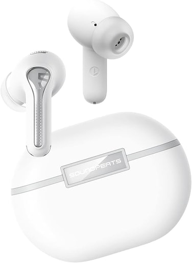 ساوند بيتس سماعات اذن لاسلكية من كابسول 3 برو بصوت عالي الدقة وLDAC، سماعات بلوتوث 5.3 بخاصية الغاء الضوضاء النشطة الهجينة 43 ديسيبل، 6 ميكروفونات للمكالمات، اجمالي 52 ساعة، تصنيف IPX4، وضع الشفافية،