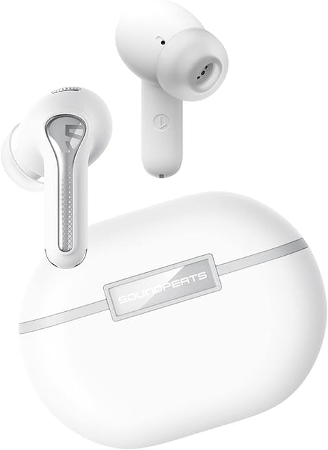 SoundPEATS Capsule3 Pro Wireless Earbuds with Hi-Res and LDAC, 43dB Hybrid Active Noise Cancelling Bluetooth 5.3 Earphones，6 Mics for Calls, Total 52 Hrs, IPX4 Rated, Transparency Mode, Game Mode