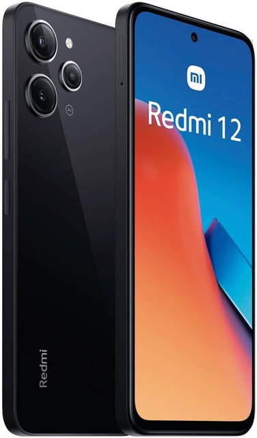 Xiaomi Redmi 12 Dual SIM, 128GB, 8GB RAM, 4G LTE - Midnight Black