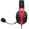 Fuxi-H5d Gaming Headset, 3.5mm, 50mm Drivers, Black and (red)