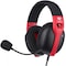 Fuxi-H5d Gaming Headset, 3.5mm, 50mm Drivers, Black and (red)