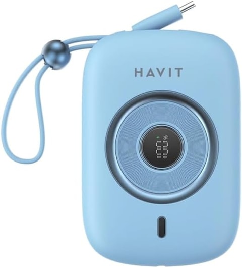 Havit Fast charging Power Bank PB5214 10000mAh PD 35W Sky Blue