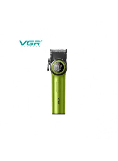 ماكينة حلاقة الشعر الاحترافية للرجال VGR V-001 باللون الأخضر